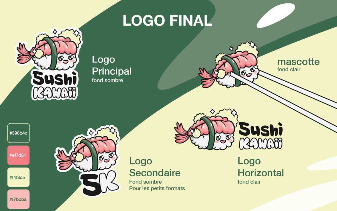 Refonte Logo Sushi Kawaï
